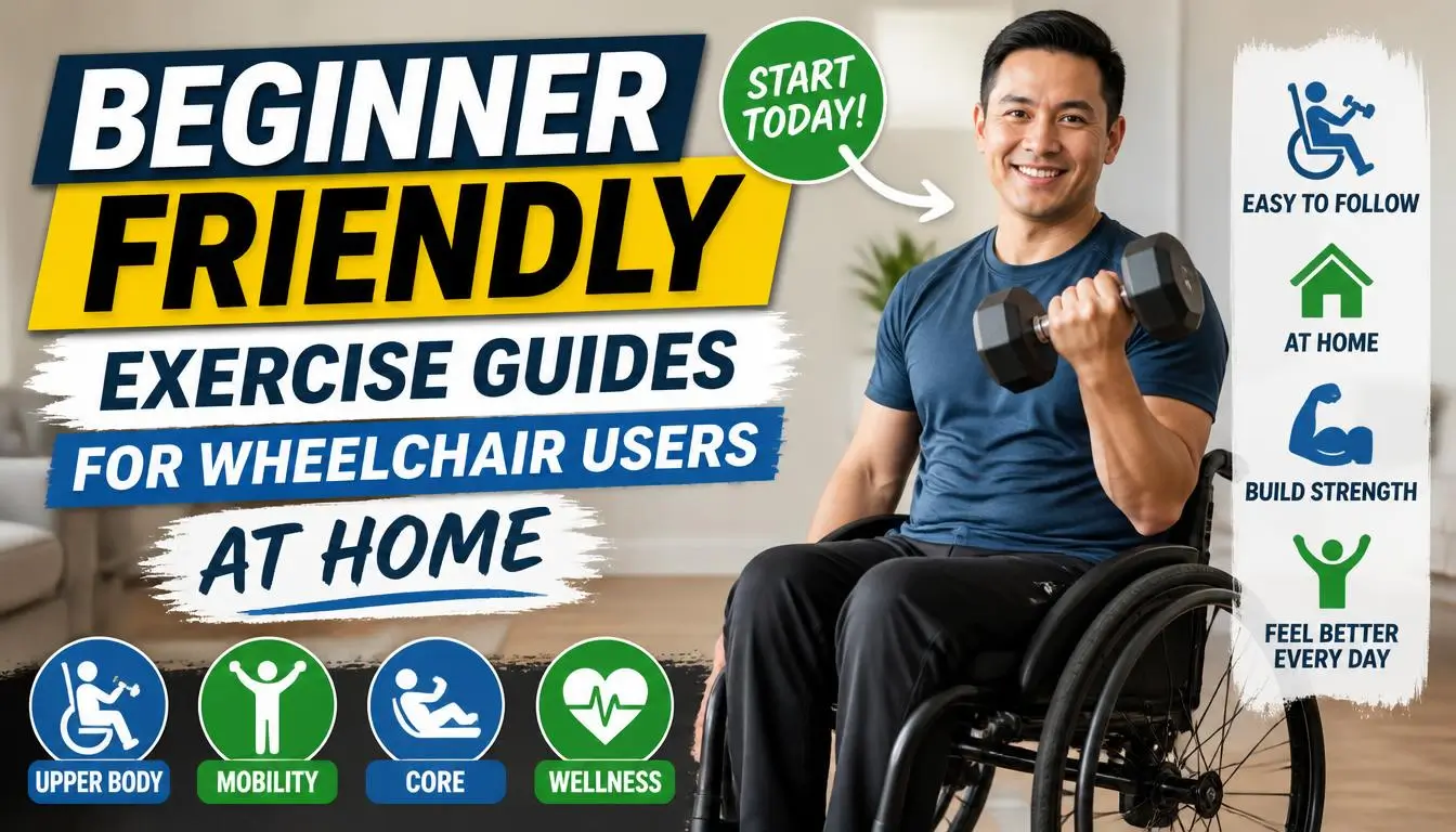 Beginner Friendly Exercise Guides for Wheelchair Users at Home