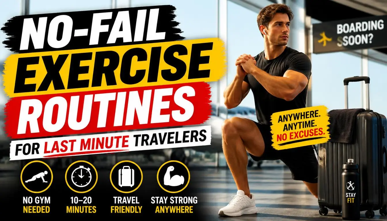 No-Fail Exercise Routines for Last Minute Travelers