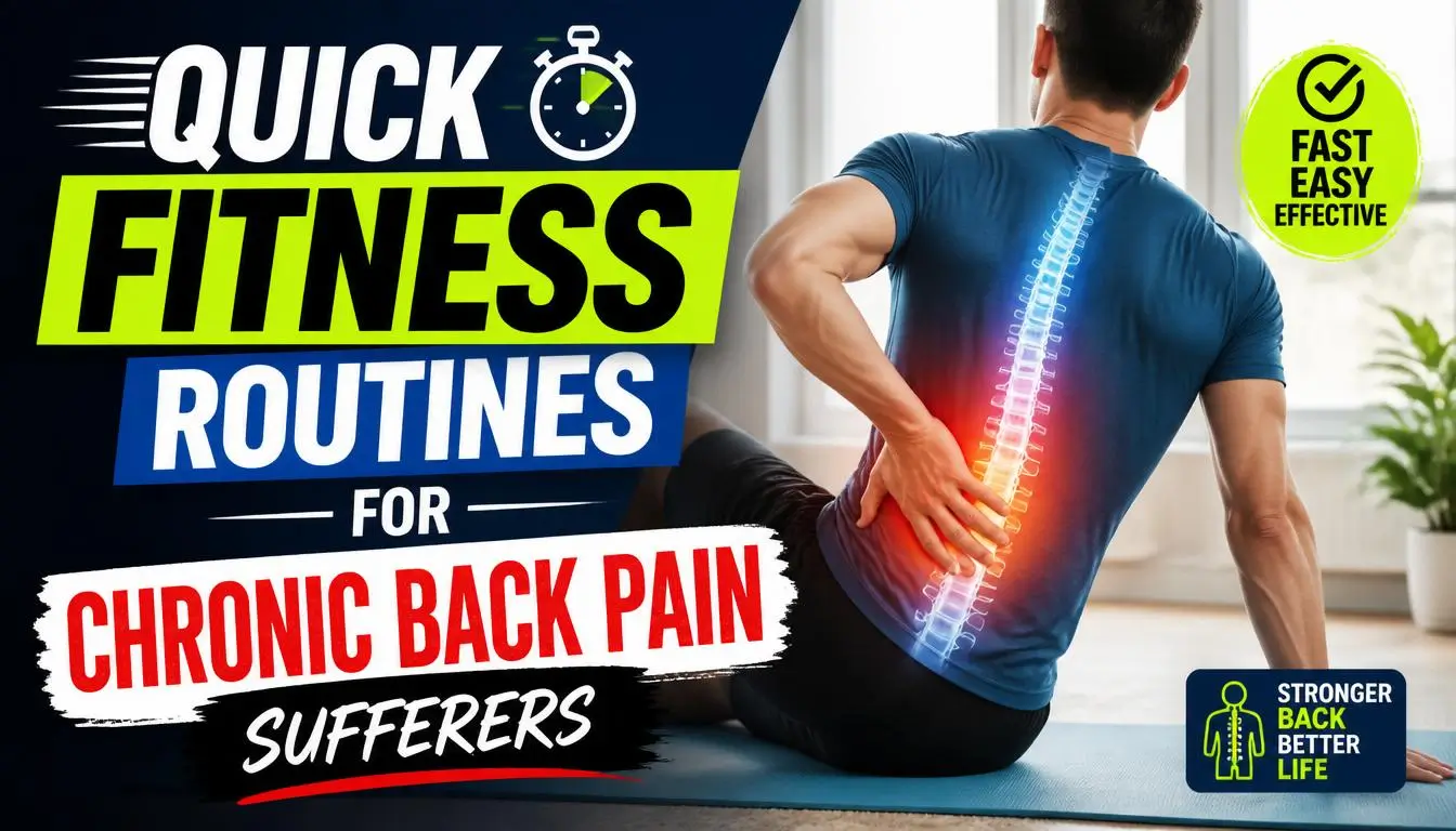 Quick Fitness Routines for Chronic Back Pain Sufferers